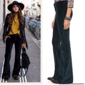 Free people Jewel Velvet Bell Pant